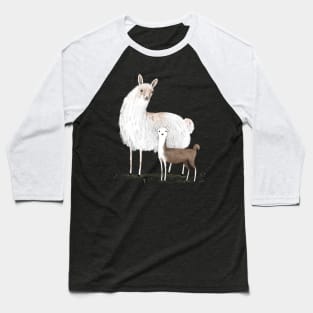 Llama Mama Baseball T-Shirt